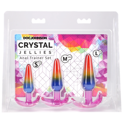 Anal Trainer Set - Rainbow - S/M/L
