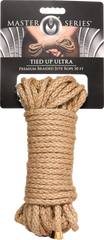 Tied Up Ultra Premium Braided Jute Rope 50 Ft