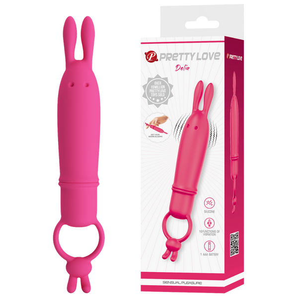 Bunny Finger Vibrator - Delia