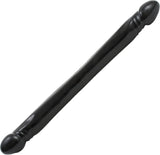 Smooth Double Header Dong 18" (Black)