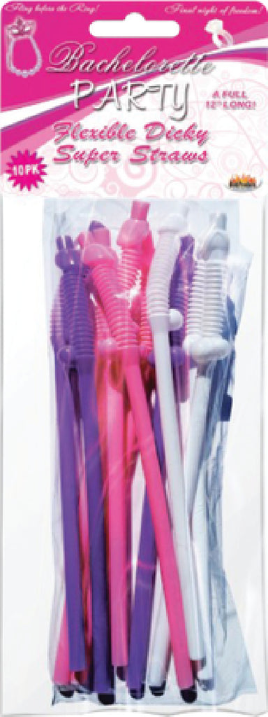 12" Dicky Straws (10 Pieces)