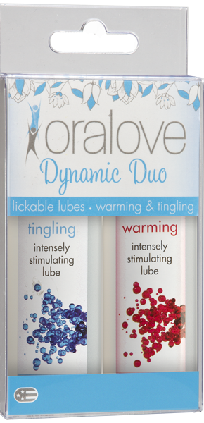 Oralove Dynamic Duo Lickable Lubes - Warming &amp; Tingling