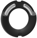 Silicone-covered Metal Cock Ring - 45mm