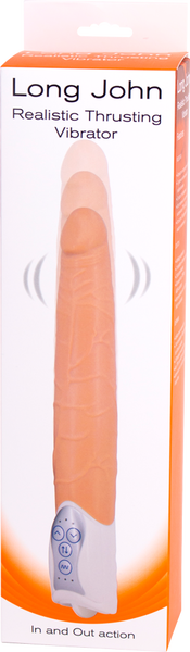 Long John Realistic Thrusting Vibrator